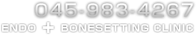 045-983-4267 ENDO + BONESETTING CLINIC